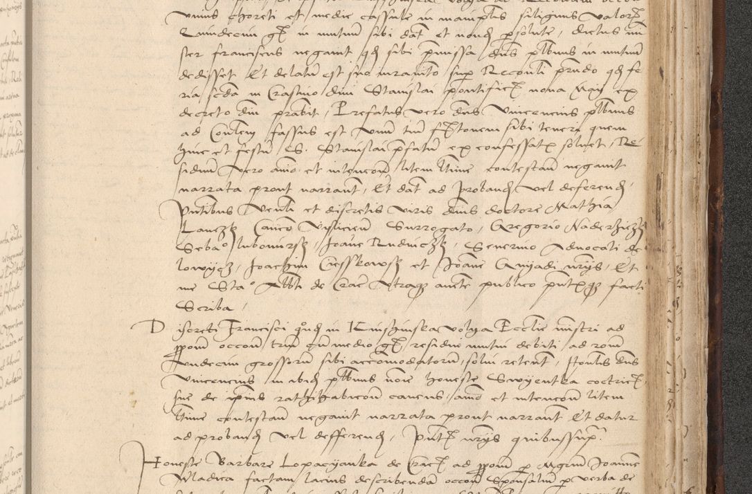 Zdjęcie nr 885 dla obiektu archiwalnego: INRI. Acta actorum, obligacionum et sentenciarum tam interlocutoriarum quam diffinitivarum coram reverendo patre ac egregio viro domino Jacobo Erciss[o]wski decretorum doctorem, canonico et officiali generali Cracoviensi ad annum Domini 1528, indicionem primam, pontificatus sanctissimi in Christo patris et domini domini Clementis divina probidendcia pape seprtimi, annum quintum, per Stanislaum de Mordi legalem consistorii notarium omine felici inchoantur