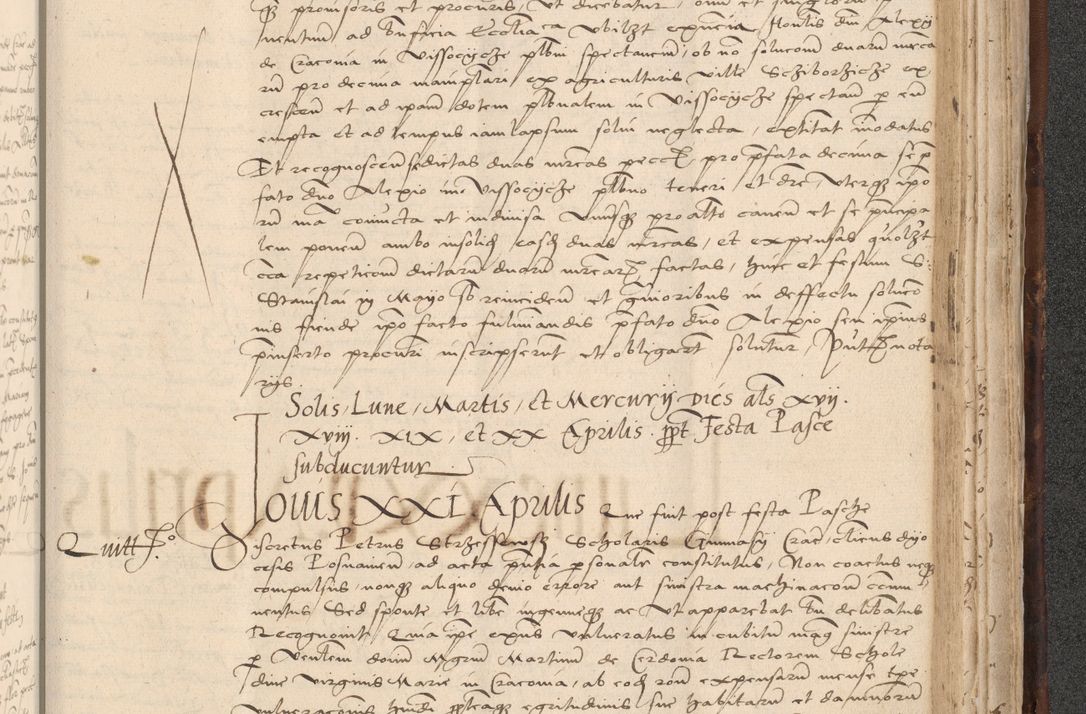 Zdjęcie nr 881 dla obiektu archiwalnego: INRI. Acta actorum, obligacionum et sentenciarum tam interlocutoriarum quam diffinitivarum coram reverendo patre ac egregio viro domino Jacobo Erciss[o]wski decretorum doctorem, canonico et officiali generali Cracoviensi ad annum Domini 1528, indicionem primam, pontificatus sanctissimi in Christo patris et domini domini Clementis divina probidendcia pape seprtimi, annum quintum, per Stanislaum de Mordi legalem consistorii notarium omine felici inchoantur
