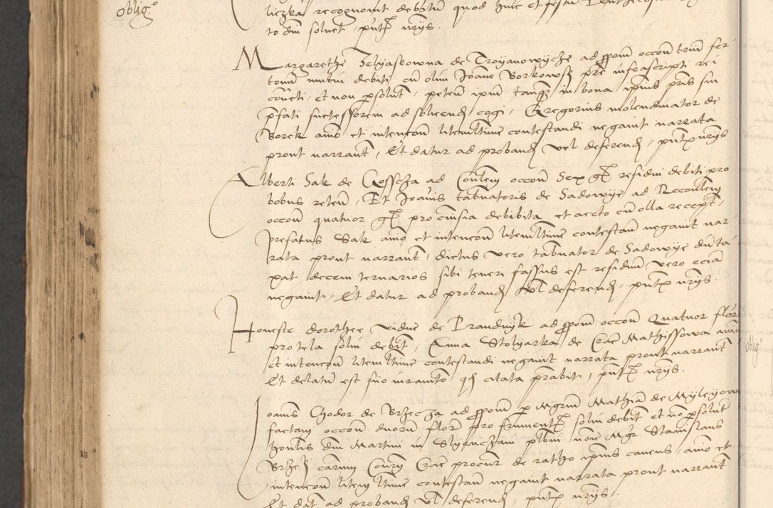 Zdjęcie nr 868 dla obiektu archiwalnego: INRI. Acta actorum, obligacionum et sentenciarum tam interlocutoriarum quam diffinitivarum coram reverendo patre ac egregio viro domino Jacobo Erciss[o]wski decretorum doctorem, canonico et officiali generali Cracoviensi ad annum Domini 1528, indicionem primam, pontificatus sanctissimi in Christo patris et domini domini Clementis divina probidendcia pape seprtimi, annum quintum, per Stanislaum de Mordi legalem consistorii notarium omine felici inchoantur