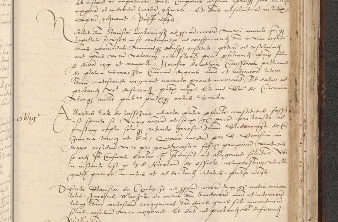 Zdjęcie nr 867 dla obiektu archiwalnego: INRI. Acta actorum, obligacionum et sentenciarum tam interlocutoriarum quam diffinitivarum coram reverendo patre ac egregio viro domino Jacobo Erciss[o]wski decretorum doctorem, canonico et officiali generali Cracoviensi ad annum Domini 1528, indicionem primam, pontificatus sanctissimi in Christo patris et domini domini Clementis divina probidendcia pape seprtimi, annum quintum, per Stanislaum de Mordi legalem consistorii notarium omine felici inchoantur