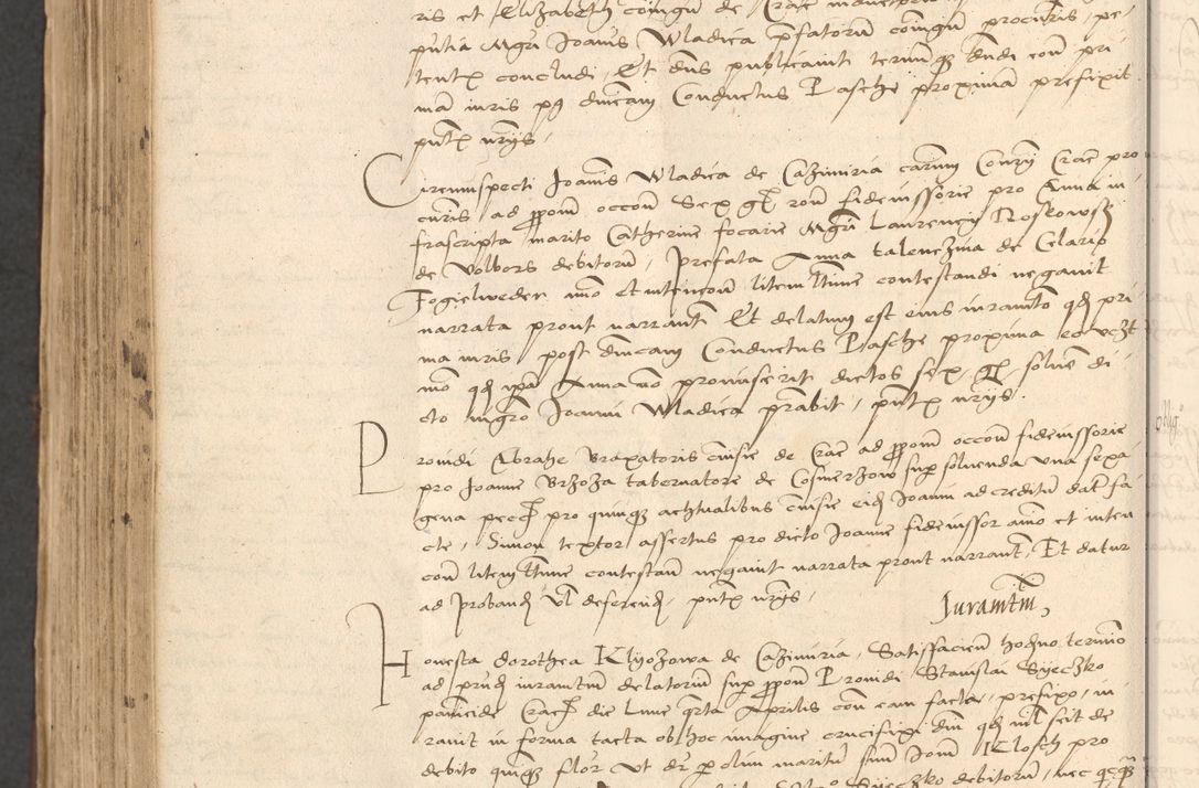 Zdjęcie nr 866 dla obiektu archiwalnego: INRI. Acta actorum, obligacionum et sentenciarum tam interlocutoriarum quam diffinitivarum coram reverendo patre ac egregio viro domino Jacobo Erciss[o]wski decretorum doctorem, canonico et officiali generali Cracoviensi ad annum Domini 1528, indicionem primam, pontificatus sanctissimi in Christo patris et domini domini Clementis divina probidendcia pape seprtimi, annum quintum, per Stanislaum de Mordi legalem consistorii notarium omine felici inchoantur
