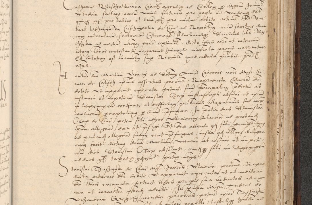 Zdjęcie nr 865 dla obiektu archiwalnego: INRI. Acta actorum, obligacionum et sentenciarum tam interlocutoriarum quam diffinitivarum coram reverendo patre ac egregio viro domino Jacobo Erciss[o]wski decretorum doctorem, canonico et officiali generali Cracoviensi ad annum Domini 1528, indicionem primam, pontificatus sanctissimi in Christo patris et domini domini Clementis divina probidendcia pape seprtimi, annum quintum, per Stanislaum de Mordi legalem consistorii notarium omine felici inchoantur