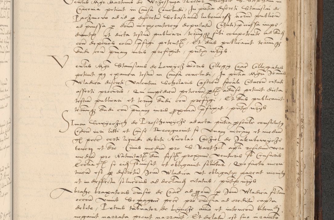 Zdjęcie nr 859 dla obiektu archiwalnego: INRI. Acta actorum, obligacionum et sentenciarum tam interlocutoriarum quam diffinitivarum coram reverendo patre ac egregio viro domino Jacobo Erciss[o]wski decretorum doctorem, canonico et officiali generali Cracoviensi ad annum Domini 1528, indicionem primam, pontificatus sanctissimi in Christo patris et domini domini Clementis divina probidendcia pape seprtimi, annum quintum, per Stanislaum de Mordi legalem consistorii notarium omine felici inchoantur