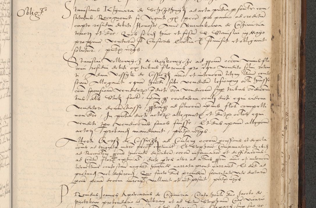Zdjęcie nr 849 dla obiektu archiwalnego: INRI. Acta actorum, obligacionum et sentenciarum tam interlocutoriarum quam diffinitivarum coram reverendo patre ac egregio viro domino Jacobo Erciss[o]wski decretorum doctorem, canonico et officiali generali Cracoviensi ad annum Domini 1528, indicionem primam, pontificatus sanctissimi in Christo patris et domini domini Clementis divina probidendcia pape seprtimi, annum quintum, per Stanislaum de Mordi legalem consistorii notarium omine felici inchoantur