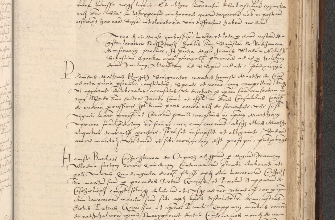 Zdjęcie nr 837 dla obiektu archiwalnego: INRI. Acta actorum, obligacionum et sentenciarum tam interlocutoriarum quam diffinitivarum coram reverendo patre ac egregio viro domino Jacobo Erciss[o]wski decretorum doctorem, canonico et officiali generali Cracoviensi ad annum Domini 1528, indicionem primam, pontificatus sanctissimi in Christo patris et domini domini Clementis divina probidendcia pape seprtimi, annum quintum, per Stanislaum de Mordi legalem consistorii notarium omine felici inchoantur