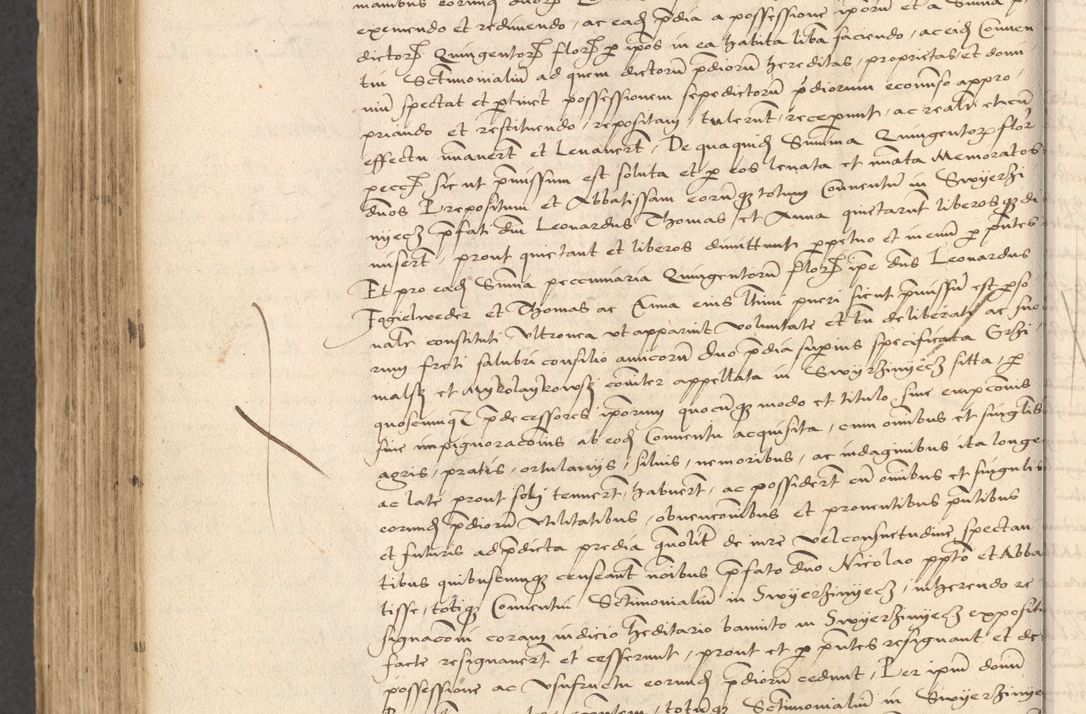 Zdjęcie nr 824 dla obiektu archiwalnego: INRI. Acta actorum, obligacionum et sentenciarum tam interlocutoriarum quam diffinitivarum coram reverendo patre ac egregio viro domino Jacobo Erciss[o]wski decretorum doctorem, canonico et officiali generali Cracoviensi ad annum Domini 1528, indicionem primam, pontificatus sanctissimi in Christo patris et domini domini Clementis divina probidendcia pape seprtimi, annum quintum, per Stanislaum de Mordi legalem consistorii notarium omine felici inchoantur