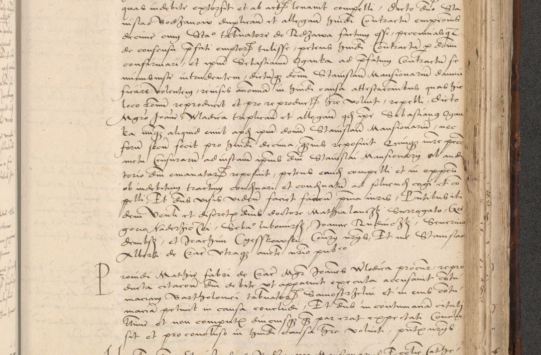Zdjęcie nr 813 dla obiektu archiwalnego: INRI. Acta actorum, obligacionum et sentenciarum tam interlocutoriarum quam diffinitivarum coram reverendo patre ac egregio viro domino Jacobo Erciss[o]wski decretorum doctorem, canonico et officiali generali Cracoviensi ad annum Domini 1528, indicionem primam, pontificatus sanctissimi in Christo patris et domini domini Clementis divina probidendcia pape seprtimi, annum quintum, per Stanislaum de Mordi legalem consistorii notarium omine felici inchoantur
