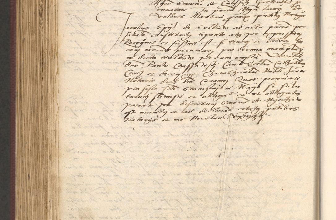 Zdjęcie nr 1104 dla obiektu archiwalnego: Acta actorum, obligacionum sententiarumque tam interlocutoriarum quam diffinitivarum coram reverendo domino Thoma Roschnowsky canonico et officiali Cracoviensi generali ad annum Domini 1534, indicione septima, pontificatus sanctissimi in Christo patris domini et domini Clementis pape septimi, anno ipsius undecimo vel alias, ut dicitur vacante sede apostolica feliciter continuantur