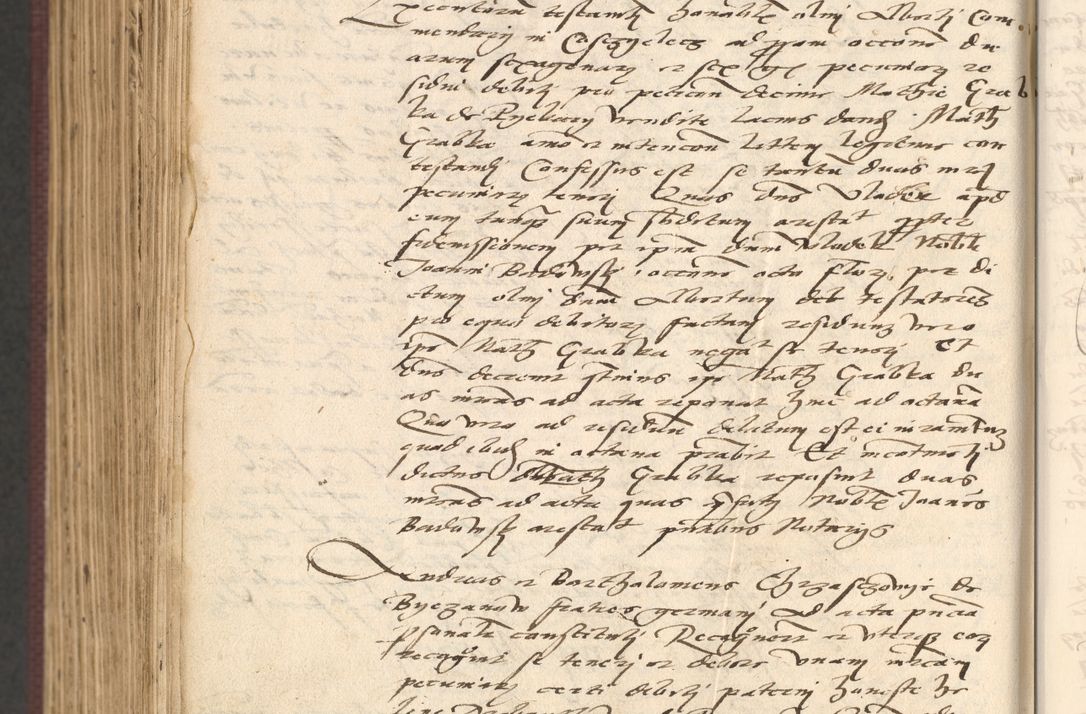 Zdjęcie nr 1102 dla obiektu archiwalnego: Acta actorum, obligacionum sententiarumque tam interlocutoriarum quam diffinitivarum coram reverendo domino Thoma Roschnowsky canonico et officiali Cracoviensi generali ad annum Domini 1534, indicione septima, pontificatus sanctissimi in Christo patris domini et domini Clementis pape septimi, anno ipsius undecimo vel alias, ut dicitur vacante sede apostolica feliciter continuantur