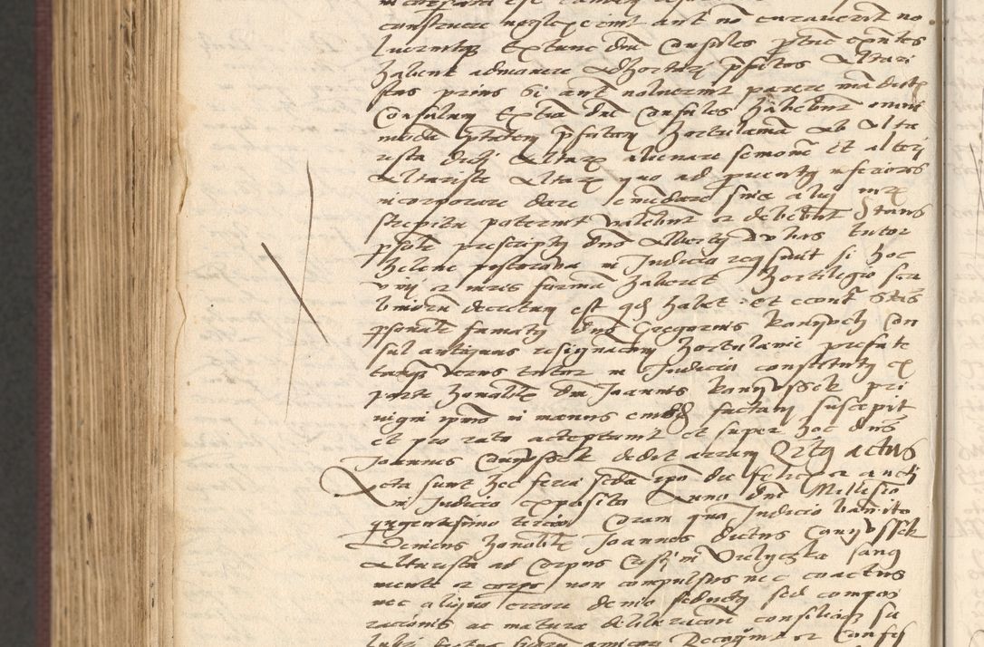 Zdjęcie nr 1100 dla obiektu archiwalnego: Acta actorum, obligacionum sententiarumque tam interlocutoriarum quam diffinitivarum coram reverendo domino Thoma Roschnowsky canonico et officiali Cracoviensi generali ad annum Domini 1534, indicione septima, pontificatus sanctissimi in Christo patris domini et domini Clementis pape septimi, anno ipsius undecimo vel alias, ut dicitur vacante sede apostolica feliciter continuantur