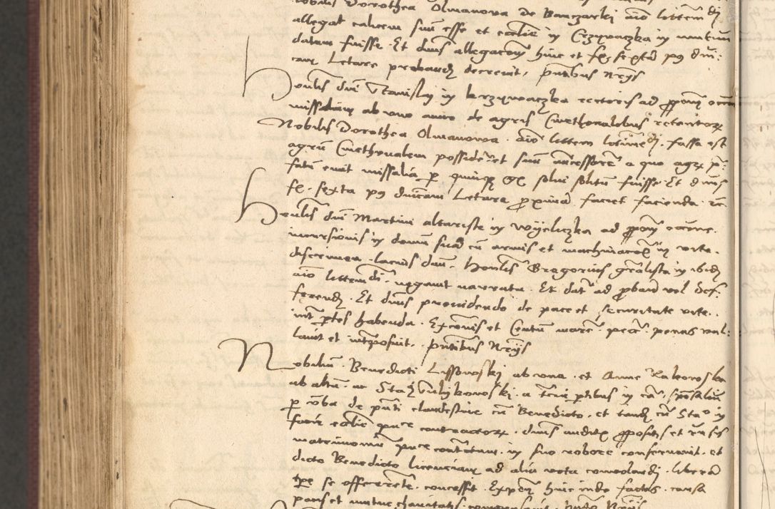 Zdjęcie nr 1096 dla obiektu archiwalnego: Acta actorum, obligacionum sententiarumque tam interlocutoriarum quam diffinitivarum coram reverendo domino Thoma Roschnowsky canonico et officiali Cracoviensi generali ad annum Domini 1534, indicione septima, pontificatus sanctissimi in Christo patris domini et domini Clementis pape septimi, anno ipsius undecimo vel alias, ut dicitur vacante sede apostolica feliciter continuantur