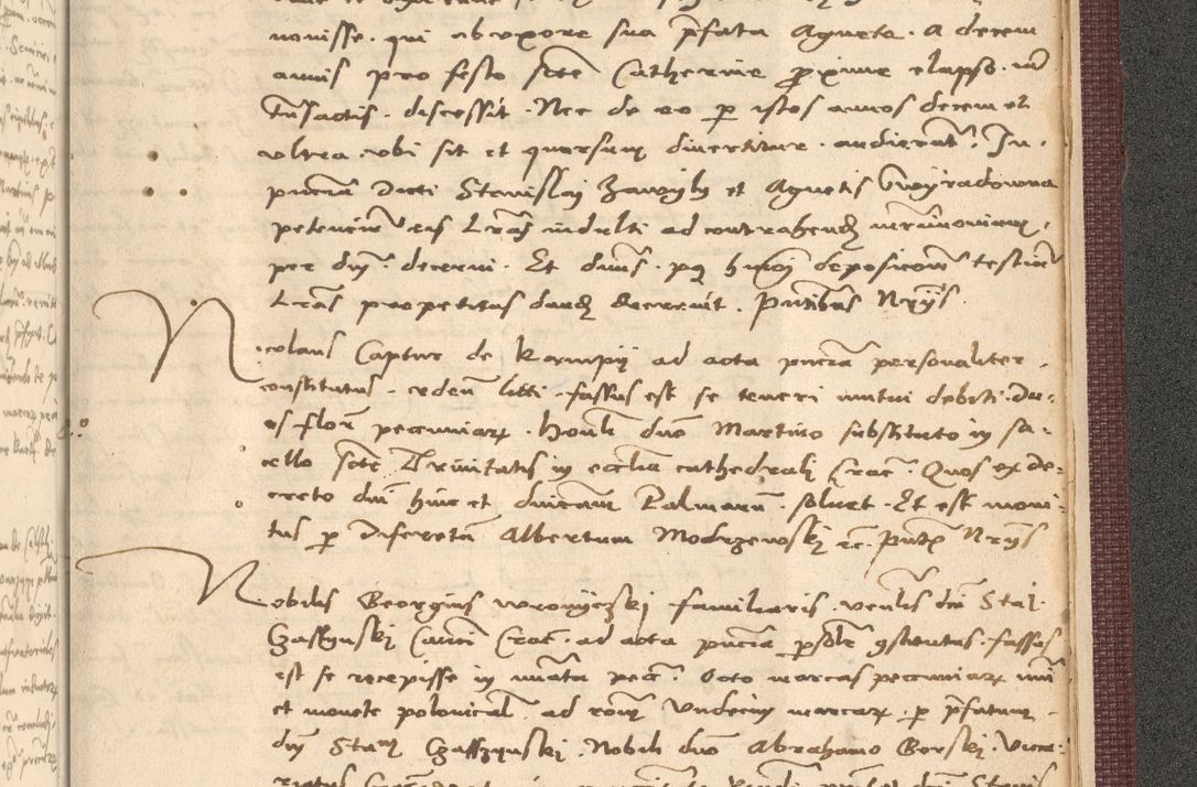 Zdjęcie nr 1093 dla obiektu archiwalnego: Acta actorum, obligacionum sententiarumque tam interlocutoriarum quam diffinitivarum coram reverendo domino Thoma Roschnowsky canonico et officiali Cracoviensi generali ad annum Domini 1534, indicione septima, pontificatus sanctissimi in Christo patris domini et domini Clementis pape septimi, anno ipsius undecimo vel alias, ut dicitur vacante sede apostolica feliciter continuantur