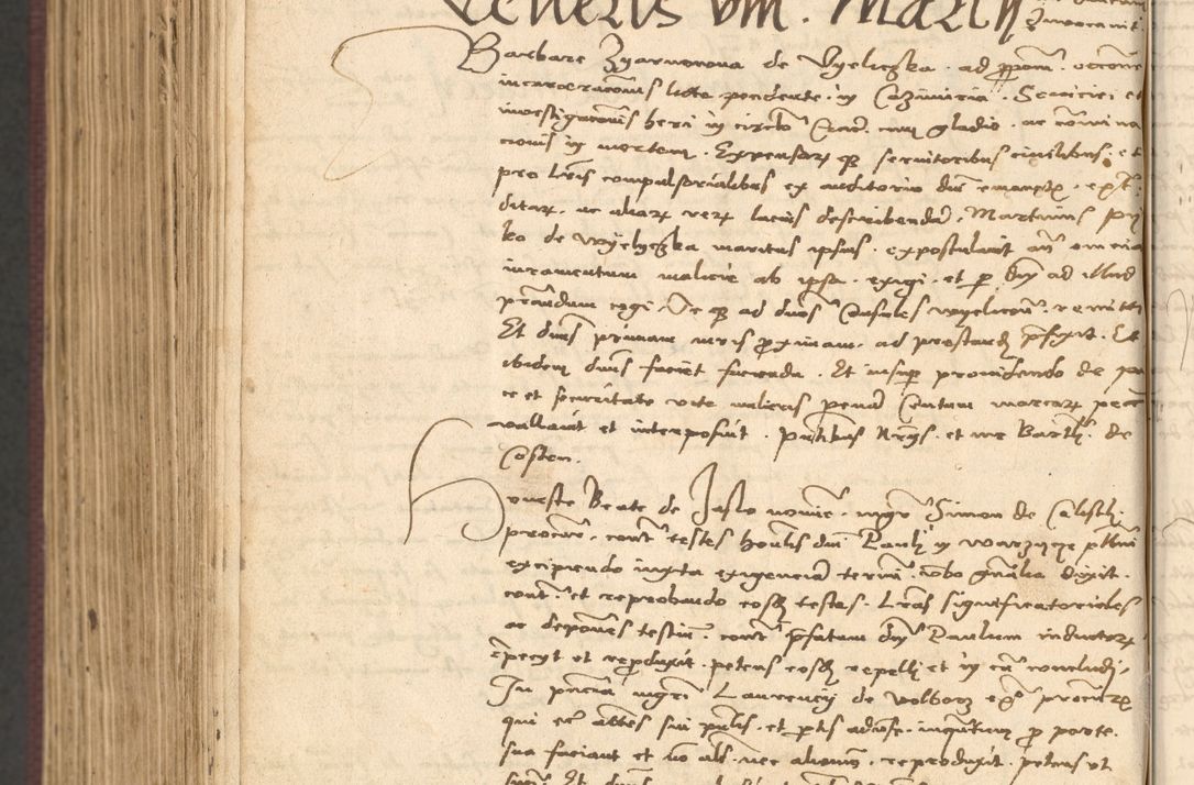 Zdjęcie nr 1092 dla obiektu archiwalnego: Acta actorum, obligacionum sententiarumque tam interlocutoriarum quam diffinitivarum coram reverendo domino Thoma Roschnowsky canonico et officiali Cracoviensi generali ad annum Domini 1534, indicione septima, pontificatus sanctissimi in Christo patris domini et domini Clementis pape septimi, anno ipsius undecimo vel alias, ut dicitur vacante sede apostolica feliciter continuantur