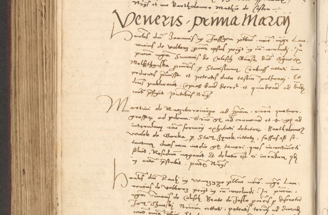 Zdjęcie nr 1090 dla obiektu archiwalnego: Acta actorum, obligacionum sententiarumque tam interlocutoriarum quam diffinitivarum coram reverendo domino Thoma Roschnowsky canonico et officiali Cracoviensi generali ad annum Domini 1534, indicione septima, pontificatus sanctissimi in Christo patris domini et domini Clementis pape septimi, anno ipsius undecimo vel alias, ut dicitur vacante sede apostolica feliciter continuantur