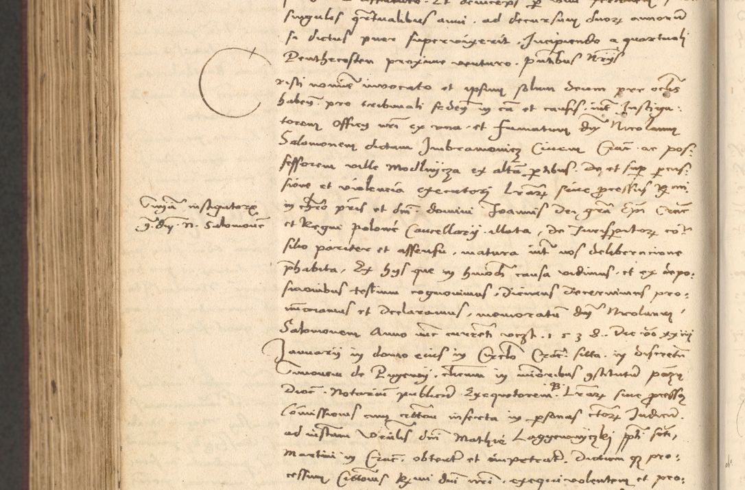 Zdjęcie nr 1084 dla obiektu archiwalnego: Acta actorum, obligacionum sententiarumque tam interlocutoriarum quam diffinitivarum coram reverendo domino Thoma Roschnowsky canonico et officiali Cracoviensi generali ad annum Domini 1534, indicione septima, pontificatus sanctissimi in Christo patris domini et domini Clementis pape septimi, anno ipsius undecimo vel alias, ut dicitur vacante sede apostolica feliciter continuantur