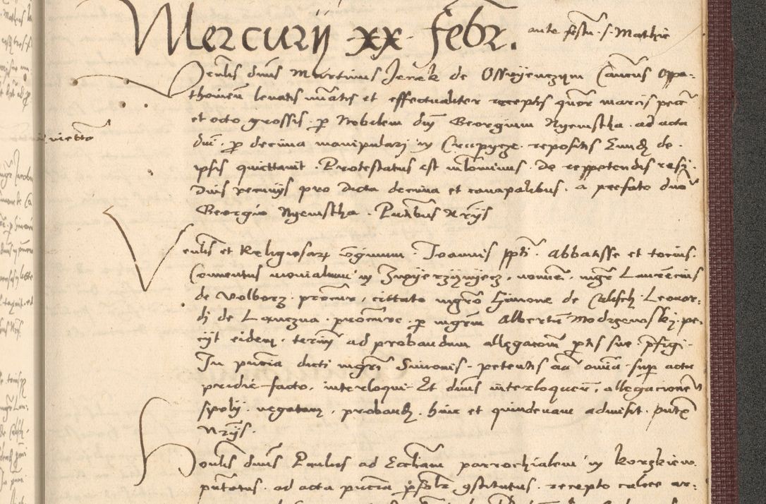Zdjęcie nr 1081 dla obiektu archiwalnego: Acta actorum, obligacionum sententiarumque tam interlocutoriarum quam diffinitivarum coram reverendo domino Thoma Roschnowsky canonico et officiali Cracoviensi generali ad annum Domini 1534, indicione septima, pontificatus sanctissimi in Christo patris domini et domini Clementis pape septimi, anno ipsius undecimo vel alias, ut dicitur vacante sede apostolica feliciter continuantur