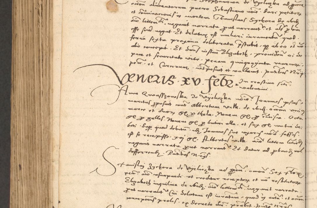Zdjęcie nr 1078 dla obiektu archiwalnego: Acta actorum, obligacionum sententiarumque tam interlocutoriarum quam diffinitivarum coram reverendo domino Thoma Roschnowsky canonico et officiali Cracoviensi generali ad annum Domini 1534, indicione septima, pontificatus sanctissimi in Christo patris domini et domini Clementis pape septimi, anno ipsius undecimo vel alias, ut dicitur vacante sede apostolica feliciter continuantur
