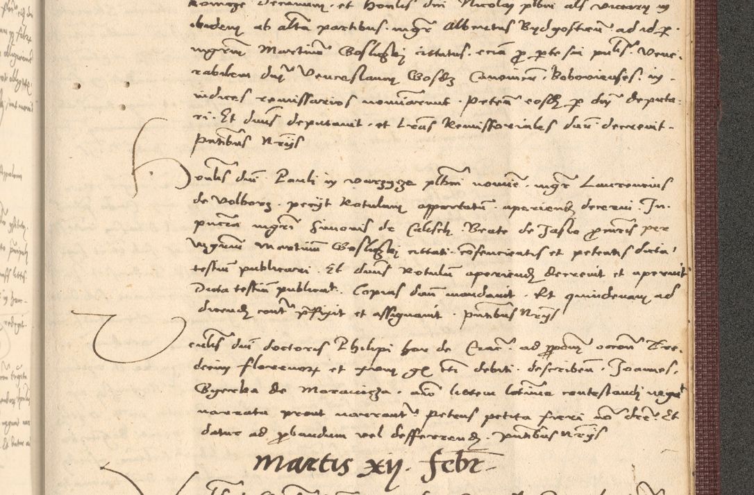 Zdjęcie nr 1075 dla obiektu archiwalnego: Acta actorum, obligacionum sententiarumque tam interlocutoriarum quam diffinitivarum coram reverendo domino Thoma Roschnowsky canonico et officiali Cracoviensi generali ad annum Domini 1534, indicione septima, pontificatus sanctissimi in Christo patris domini et domini Clementis pape septimi, anno ipsius undecimo vel alias, ut dicitur vacante sede apostolica feliciter continuantur