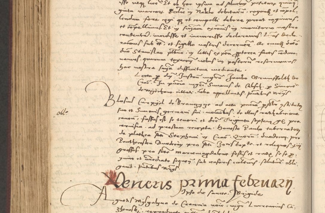 Zdjęcie nr 1070 dla obiektu archiwalnego: Acta actorum, obligacionum sententiarumque tam interlocutoriarum quam diffinitivarum coram reverendo domino Thoma Roschnowsky canonico et officiali Cracoviensi generali ad annum Domini 1534, indicione septima, pontificatus sanctissimi in Christo patris domini et domini Clementis pape septimi, anno ipsius undecimo vel alias, ut dicitur vacante sede apostolica feliciter continuantur