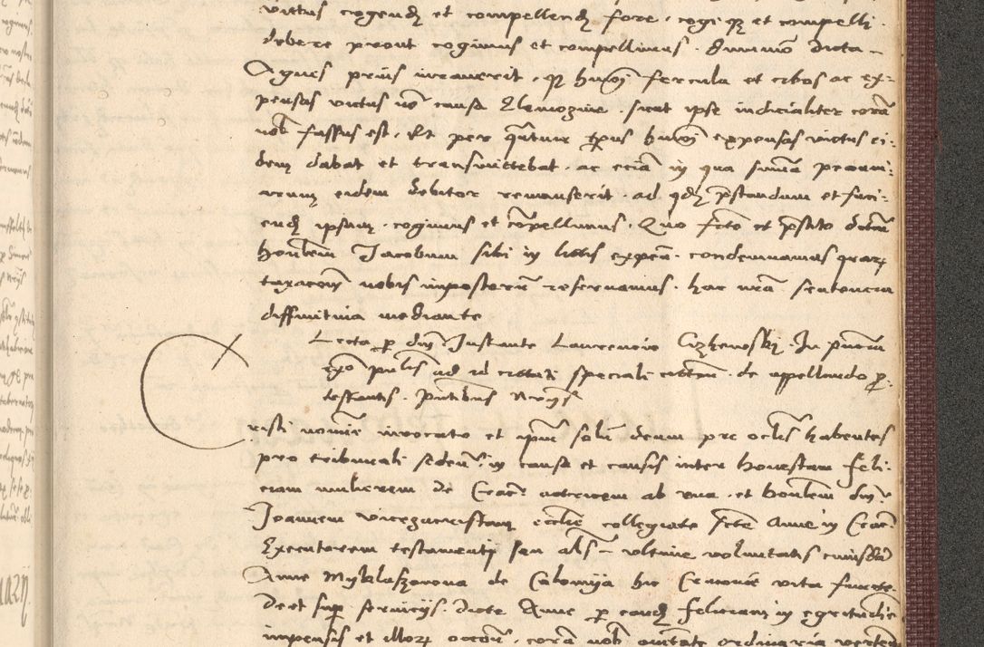 Zdjęcie nr 1071 dla obiektu archiwalnego: Acta actorum, obligacionum sententiarumque tam interlocutoriarum quam diffinitivarum coram reverendo domino Thoma Roschnowsky canonico et officiali Cracoviensi generali ad annum Domini 1534, indicione septima, pontificatus sanctissimi in Christo patris domini et domini Clementis pape septimi, anno ipsius undecimo vel alias, ut dicitur vacante sede apostolica feliciter continuantur