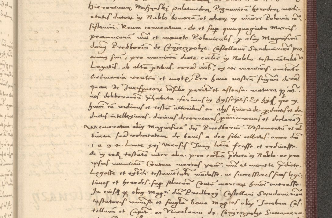 Zdjęcie nr 1069 dla obiektu archiwalnego: Acta actorum, obligacionum sententiarumque tam interlocutoriarum quam diffinitivarum coram reverendo domino Thoma Roschnowsky canonico et officiali Cracoviensi generali ad annum Domini 1534, indicione septima, pontificatus sanctissimi in Christo patris domini et domini Clementis pape septimi, anno ipsius undecimo vel alias, ut dicitur vacante sede apostolica feliciter continuantur