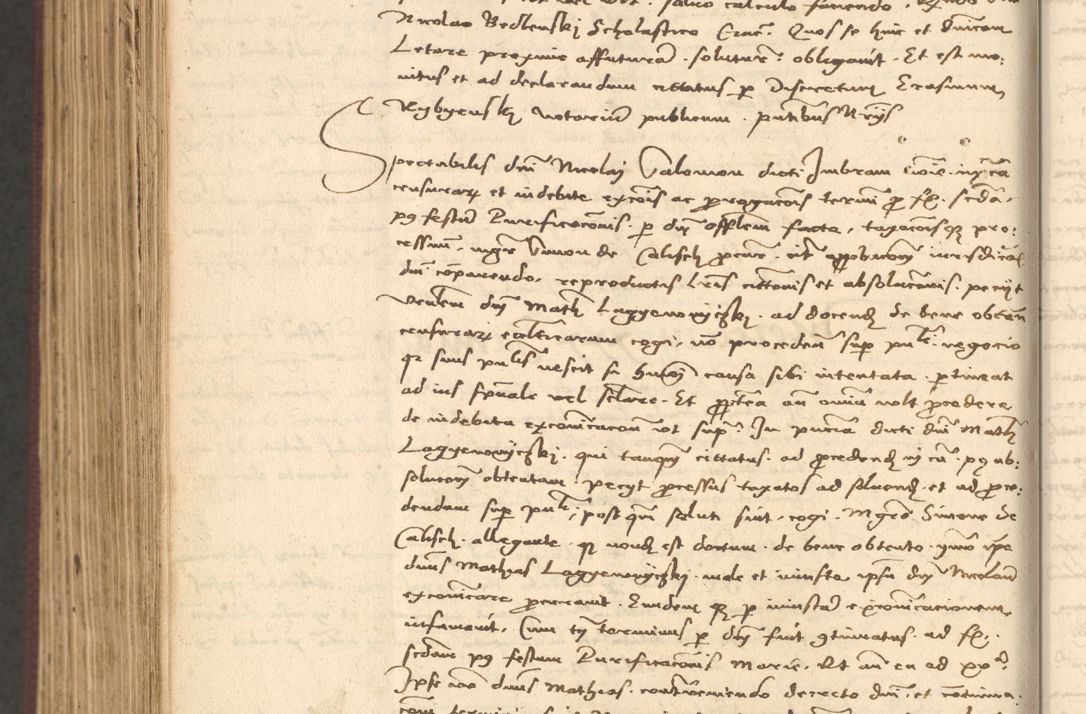 Zdjęcie nr 1068 dla obiektu archiwalnego: Acta actorum, obligacionum sententiarumque tam interlocutoriarum quam diffinitivarum coram reverendo domino Thoma Roschnowsky canonico et officiali Cracoviensi generali ad annum Domini 1534, indicione septima, pontificatus sanctissimi in Christo patris domini et domini Clementis pape septimi, anno ipsius undecimo vel alias, ut dicitur vacante sede apostolica feliciter continuantur