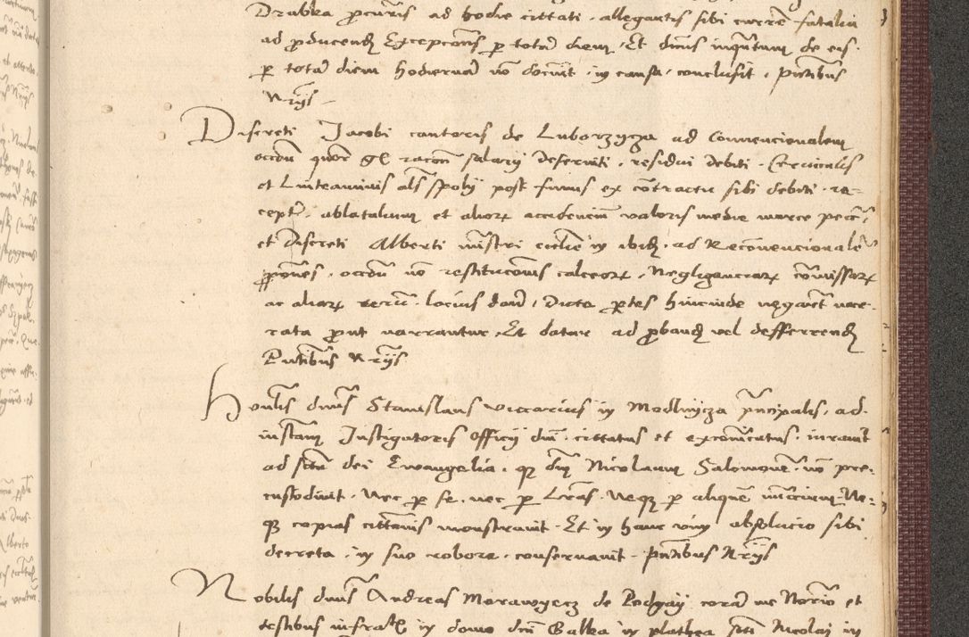 Zdjęcie nr 1063 dla obiektu archiwalnego: Acta actorum, obligacionum sententiarumque tam interlocutoriarum quam diffinitivarum coram reverendo domino Thoma Roschnowsky canonico et officiali Cracoviensi generali ad annum Domini 1534, indicione septima, pontificatus sanctissimi in Christo patris domini et domini Clementis pape septimi, anno ipsius undecimo vel alias, ut dicitur vacante sede apostolica feliciter continuantur