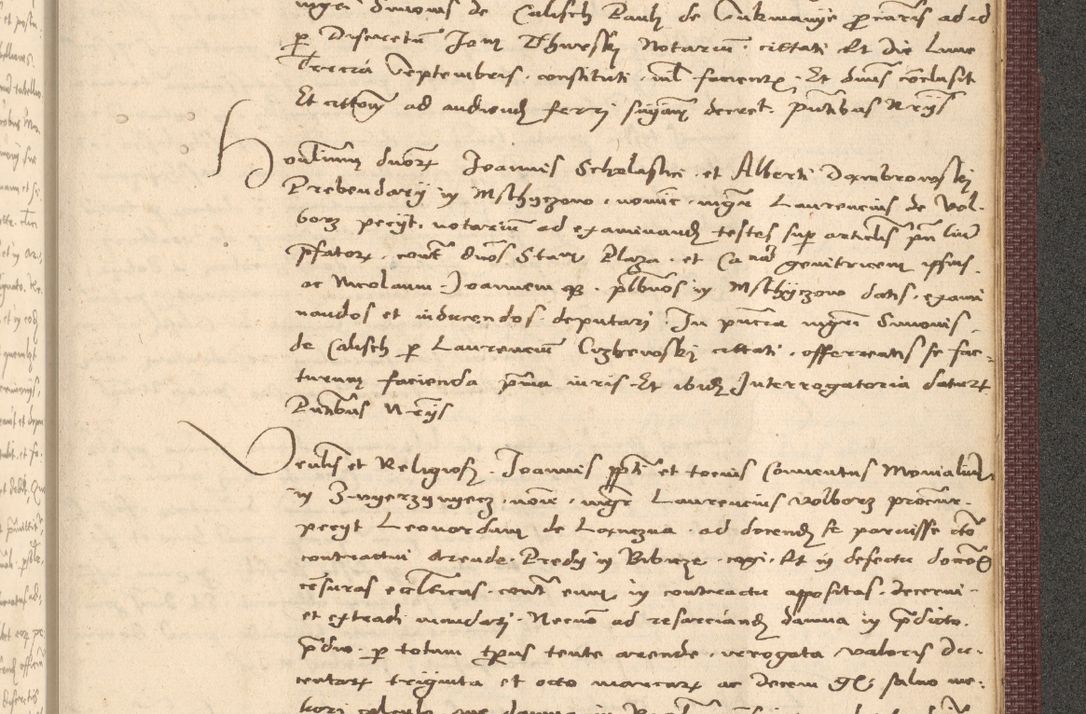 Zdjęcie nr 1065 dla obiektu archiwalnego: Acta actorum, obligacionum sententiarumque tam interlocutoriarum quam diffinitivarum coram reverendo domino Thoma Roschnowsky canonico et officiali Cracoviensi generali ad annum Domini 1534, indicione septima, pontificatus sanctissimi in Christo patris domini et domini Clementis pape septimi, anno ipsius undecimo vel alias, ut dicitur vacante sede apostolica feliciter continuantur