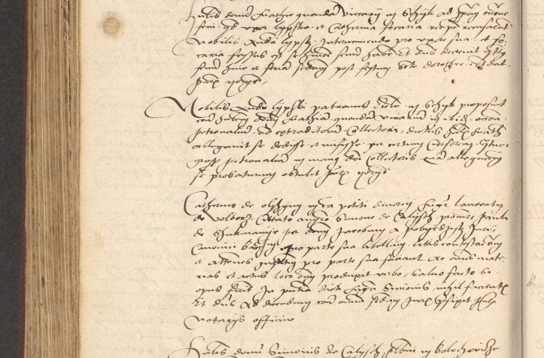 Zdjęcie nr 1058 dla obiektu archiwalnego: Acta actorum, obligacionum sententiarumque tam interlocutoriarum quam diffinitivarum coram reverendo domino Thoma Roschnowsky canonico et officiali Cracoviensi generali ad annum Domini 1534, indicione septima, pontificatus sanctissimi in Christo patris domini et domini Clementis pape septimi, anno ipsius undecimo vel alias, ut dicitur vacante sede apostolica feliciter continuantur