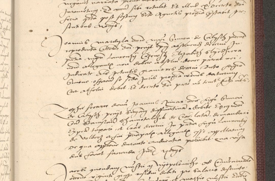 Zdjęcie nr 1053 dla obiektu archiwalnego: Acta actorum, obligacionum sententiarumque tam interlocutoriarum quam diffinitivarum coram reverendo domino Thoma Roschnowsky canonico et officiali Cracoviensi generali ad annum Domini 1534, indicione septima, pontificatus sanctissimi in Christo patris domini et domini Clementis pape septimi, anno ipsius undecimo vel alias, ut dicitur vacante sede apostolica feliciter continuantur