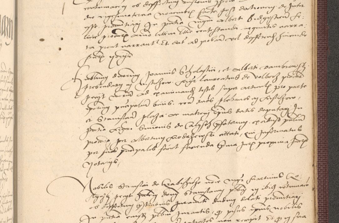 Zdjęcie nr 1049 dla obiektu archiwalnego: Acta actorum, obligacionum sententiarumque tam interlocutoriarum quam diffinitivarum coram reverendo domino Thoma Roschnowsky canonico et officiali Cracoviensi generali ad annum Domini 1534, indicione septima, pontificatus sanctissimi in Christo patris domini et domini Clementis pape septimi, anno ipsius undecimo vel alias, ut dicitur vacante sede apostolica feliciter continuantur