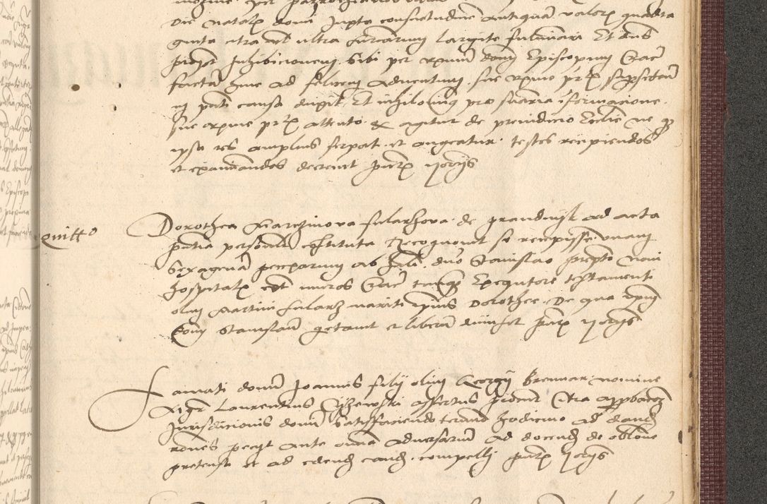 Zdjęcie nr 1047 dla obiektu archiwalnego: Acta actorum, obligacionum sententiarumque tam interlocutoriarum quam diffinitivarum coram reverendo domino Thoma Roschnowsky canonico et officiali Cracoviensi generali ad annum Domini 1534, indicione septima, pontificatus sanctissimi in Christo patris domini et domini Clementis pape septimi, anno ipsius undecimo vel alias, ut dicitur vacante sede apostolica feliciter continuantur