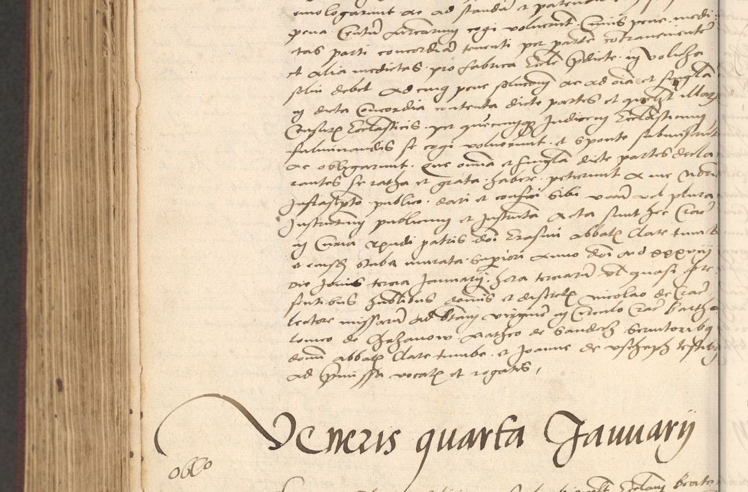 Zdjęcie nr 1040 dla obiektu archiwalnego: Acta actorum, obligacionum sententiarumque tam interlocutoriarum quam diffinitivarum coram reverendo domino Thoma Roschnowsky canonico et officiali Cracoviensi generali ad annum Domini 1534, indicione septima, pontificatus sanctissimi in Christo patris domini et domini Clementis pape septimi, anno ipsius undecimo vel alias, ut dicitur vacante sede apostolica feliciter continuantur