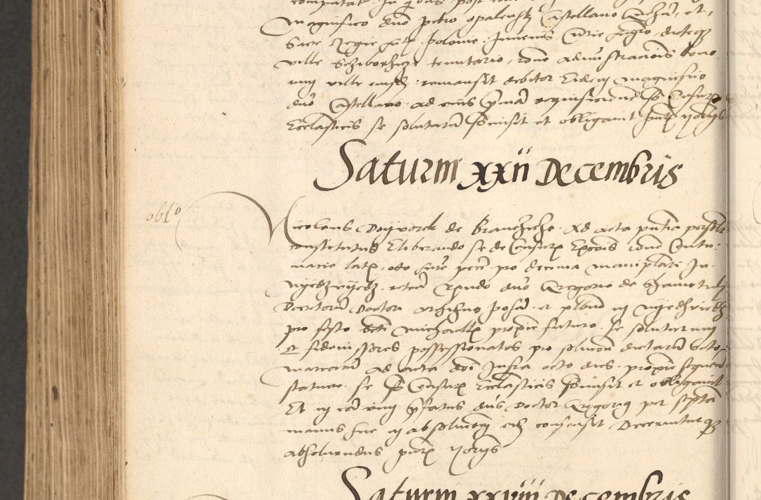 Zdjęcie nr 1032 dla obiektu archiwalnego: Acta actorum, obligacionum sententiarumque tam interlocutoriarum quam diffinitivarum coram reverendo domino Thoma Roschnowsky canonico et officiali Cracoviensi generali ad annum Domini 1534, indicione septima, pontificatus sanctissimi in Christo patris domini et domini Clementis pape septimi, anno ipsius undecimo vel alias, ut dicitur vacante sede apostolica feliciter continuantur
