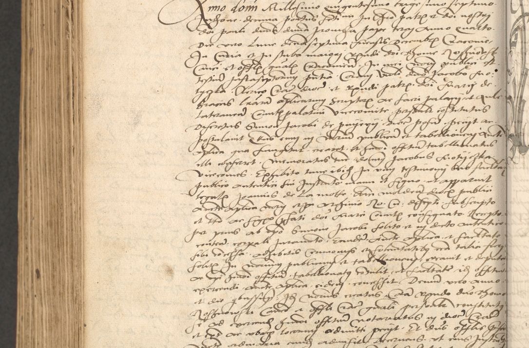 Zdjęcie nr 1036 dla obiektu archiwalnego: Acta actorum, obligacionum sententiarumque tam interlocutoriarum quam diffinitivarum coram reverendo domino Thoma Roschnowsky canonico et officiali Cracoviensi generali ad annum Domini 1534, indicione septima, pontificatus sanctissimi in Christo patris domini et domini Clementis pape septimi, anno ipsius undecimo vel alias, ut dicitur vacante sede apostolica feliciter continuantur