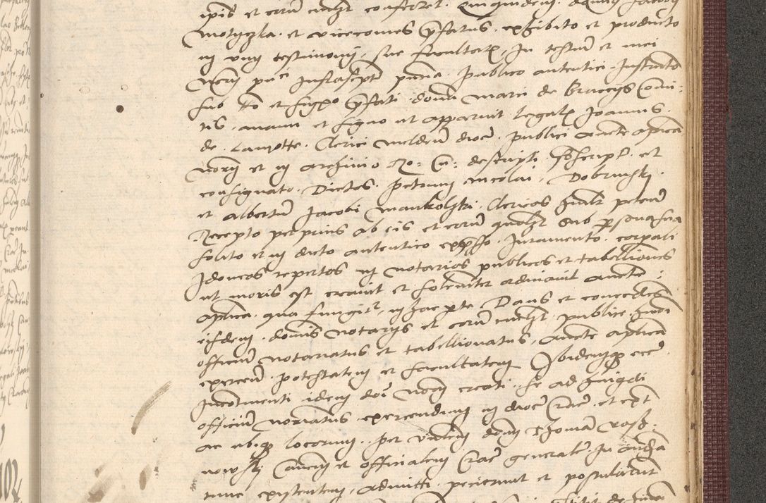 Zdjęcie nr 1035 dla obiektu archiwalnego: Acta actorum, obligacionum sententiarumque tam interlocutoriarum quam diffinitivarum coram reverendo domino Thoma Roschnowsky canonico et officiali Cracoviensi generali ad annum Domini 1534, indicione septima, pontificatus sanctissimi in Christo patris domini et domini Clementis pape septimi, anno ipsius undecimo vel alias, ut dicitur vacante sede apostolica feliciter continuantur