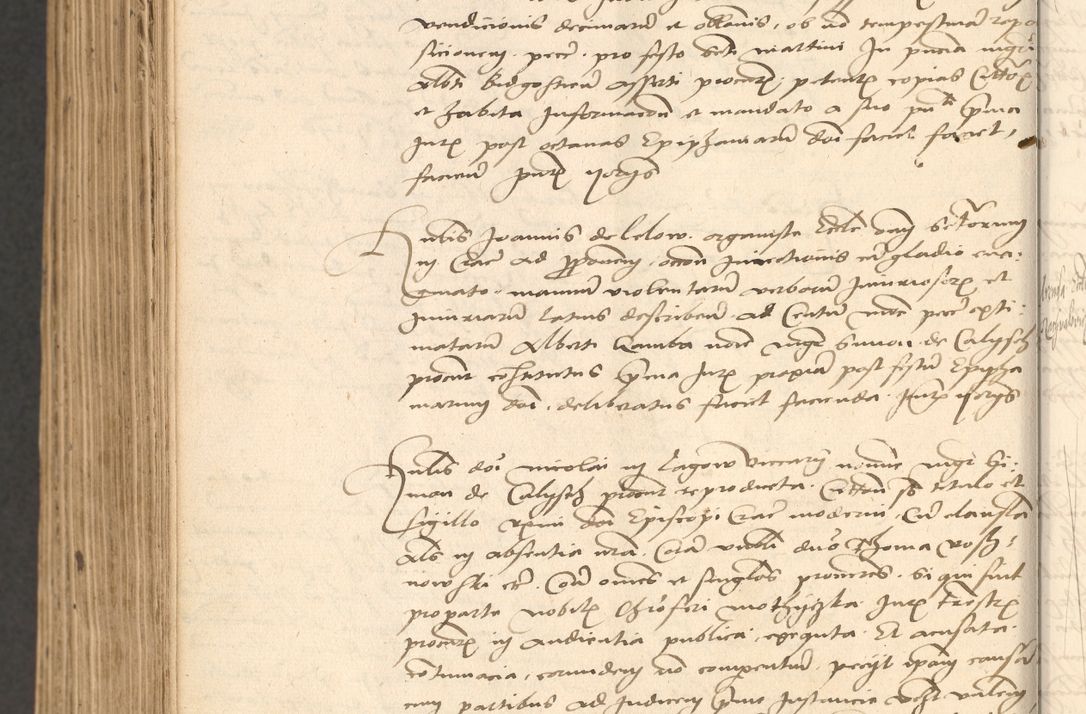 Zdjęcie nr 1028 dla obiektu archiwalnego: Acta actorum, obligacionum sententiarumque tam interlocutoriarum quam diffinitivarum coram reverendo domino Thoma Roschnowsky canonico et officiali Cracoviensi generali ad annum Domini 1534, indicione septima, pontificatus sanctissimi in Christo patris domini et domini Clementis pape septimi, anno ipsius undecimo vel alias, ut dicitur vacante sede apostolica feliciter continuantur
