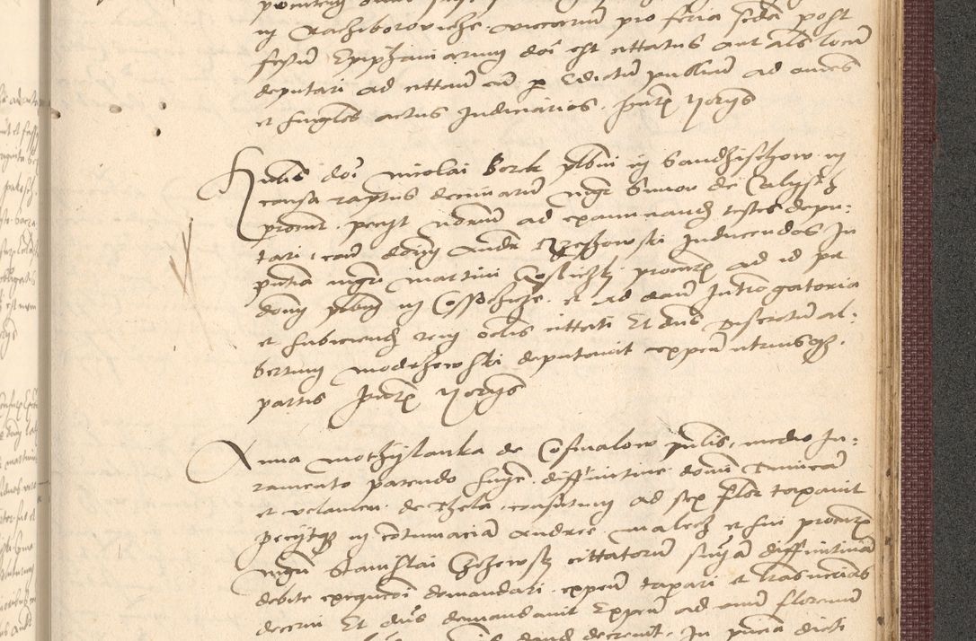 Zdjęcie nr 1027 dla obiektu archiwalnego: Acta actorum, obligacionum sententiarumque tam interlocutoriarum quam diffinitivarum coram reverendo domino Thoma Roschnowsky canonico et officiali Cracoviensi generali ad annum Domini 1534, indicione septima, pontificatus sanctissimi in Christo patris domini et domini Clementis pape septimi, anno ipsius undecimo vel alias, ut dicitur vacante sede apostolica feliciter continuantur
