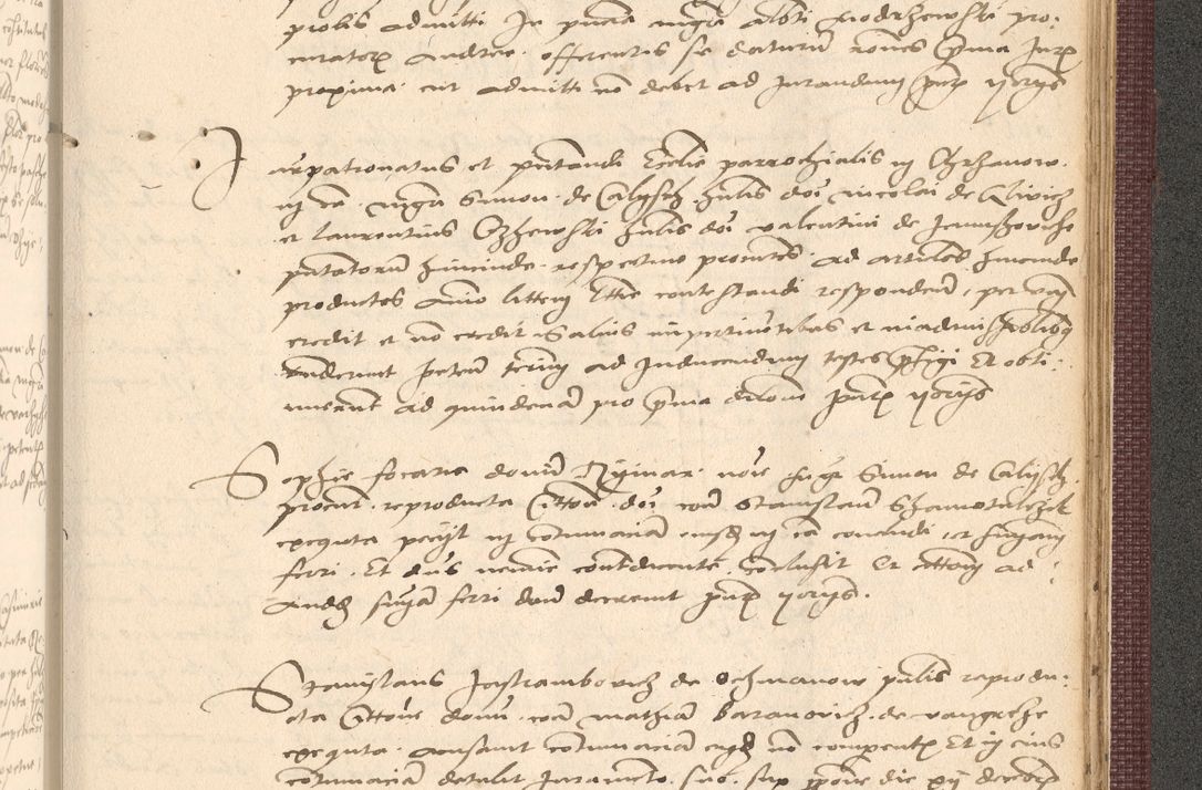 Zdjęcie nr 1025 dla obiektu archiwalnego: Acta actorum, obligacionum sententiarumque tam interlocutoriarum quam diffinitivarum coram reverendo domino Thoma Roschnowsky canonico et officiali Cracoviensi generali ad annum Domini 1534, indicione septima, pontificatus sanctissimi in Christo patris domini et domini Clementis pape septimi, anno ipsius undecimo vel alias, ut dicitur vacante sede apostolica feliciter continuantur