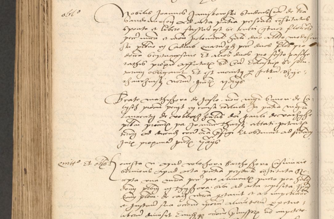Zdjęcie nr 1024 dla obiektu archiwalnego: Acta actorum, obligacionum sententiarumque tam interlocutoriarum quam diffinitivarum coram reverendo domino Thoma Roschnowsky canonico et officiali Cracoviensi generali ad annum Domini 1534, indicione septima, pontificatus sanctissimi in Christo patris domini et domini Clementis pape septimi, anno ipsius undecimo vel alias, ut dicitur vacante sede apostolica feliciter continuantur
