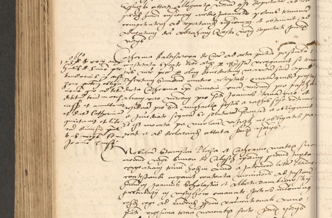 Zdjęcie nr 1016 dla obiektu archiwalnego: Acta actorum, obligacionum sententiarumque tam interlocutoriarum quam diffinitivarum coram reverendo domino Thoma Roschnowsky canonico et officiali Cracoviensi generali ad annum Domini 1534, indicione septima, pontificatus sanctissimi in Christo patris domini et domini Clementis pape septimi, anno ipsius undecimo vel alias, ut dicitur vacante sede apostolica feliciter continuantur