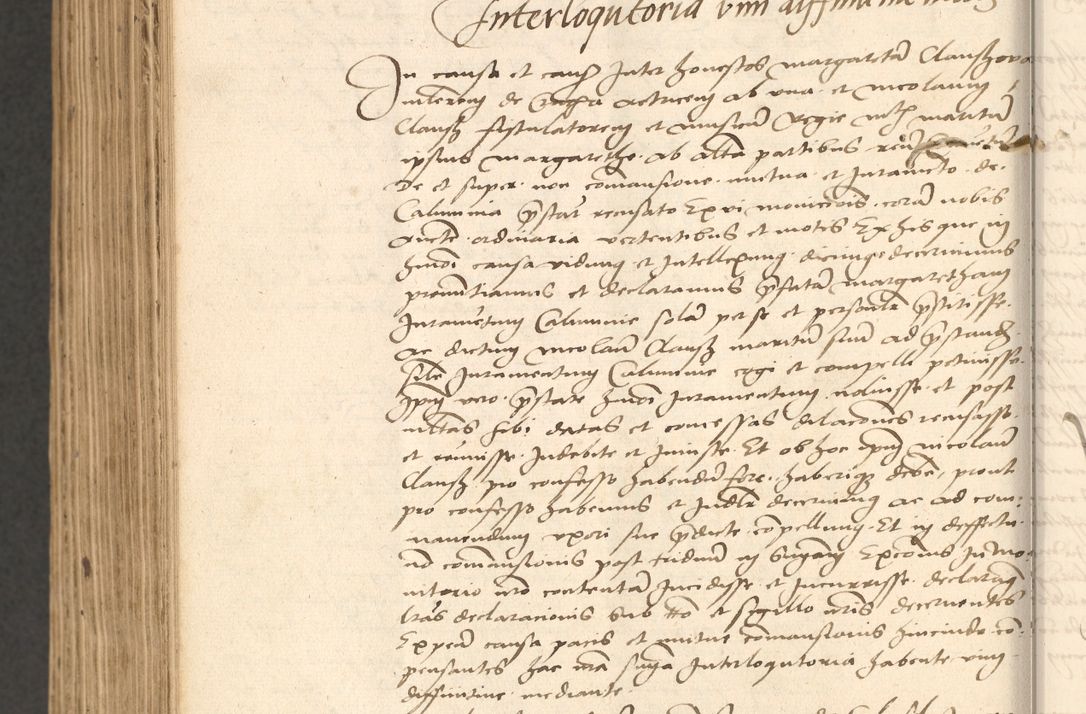 Zdjęcie nr 1014 dla obiektu archiwalnego: Acta actorum, obligacionum sententiarumque tam interlocutoriarum quam diffinitivarum coram reverendo domino Thoma Roschnowsky canonico et officiali Cracoviensi generali ad annum Domini 1534, indicione septima, pontificatus sanctissimi in Christo patris domini et domini Clementis pape septimi, anno ipsius undecimo vel alias, ut dicitur vacante sede apostolica feliciter continuantur