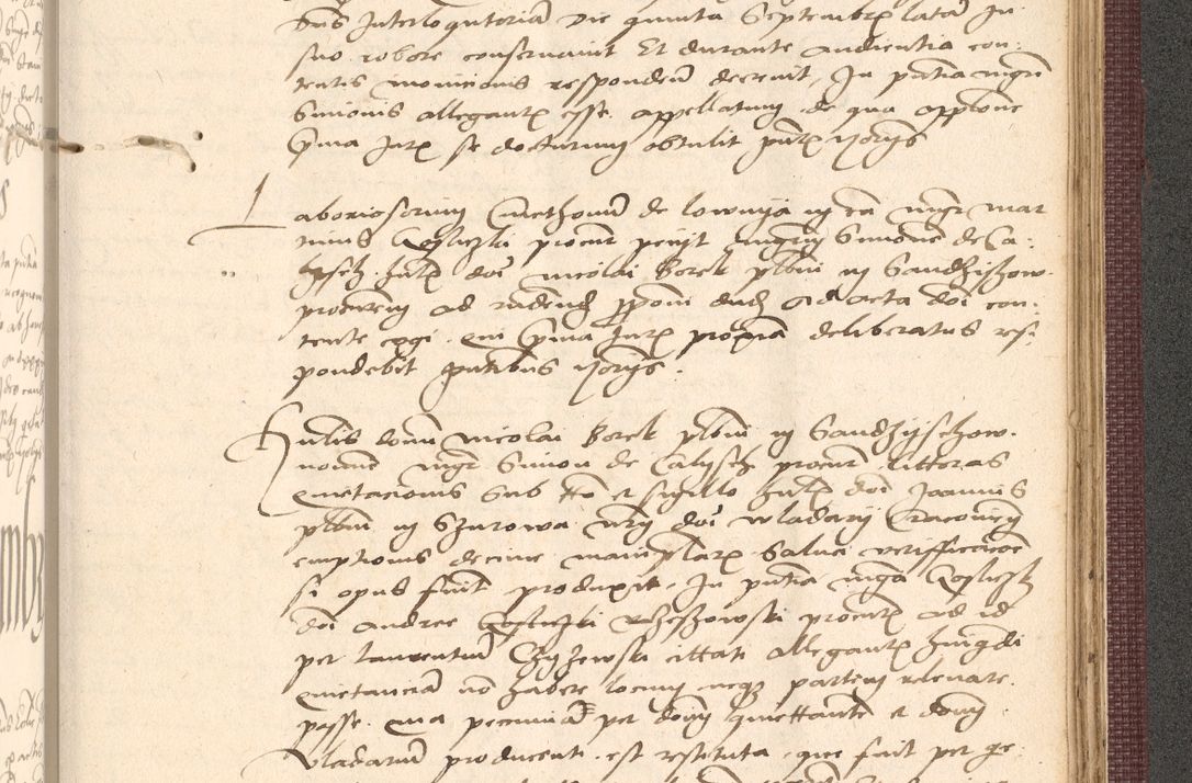 Zdjęcie nr 1013 dla obiektu archiwalnego: Acta actorum, obligacionum sententiarumque tam interlocutoriarum quam diffinitivarum coram reverendo domino Thoma Roschnowsky canonico et officiali Cracoviensi generali ad annum Domini 1534, indicione septima, pontificatus sanctissimi in Christo patris domini et domini Clementis pape septimi, anno ipsius undecimo vel alias, ut dicitur vacante sede apostolica feliciter continuantur