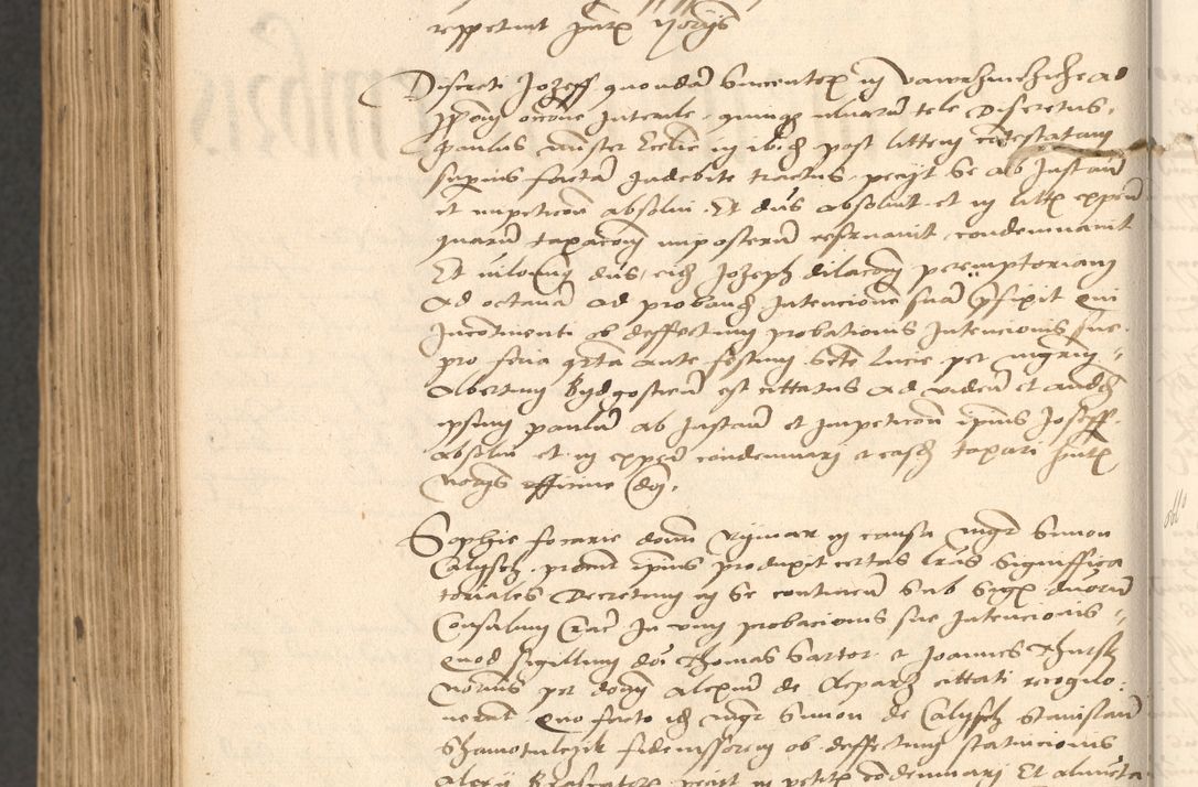 Zdjęcie nr 1010 dla obiektu archiwalnego: Acta actorum, obligacionum sententiarumque tam interlocutoriarum quam diffinitivarum coram reverendo domino Thoma Roschnowsky canonico et officiali Cracoviensi generali ad annum Domini 1534, indicione septima, pontificatus sanctissimi in Christo patris domini et domini Clementis pape septimi, anno ipsius undecimo vel alias, ut dicitur vacante sede apostolica feliciter continuantur