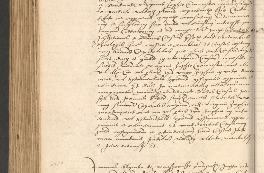 Zdjęcie nr 1004 dla obiektu archiwalnego: Acta actorum, obligacionum sententiarumque tam interlocutoriarum quam diffinitivarum coram reverendo domino Thoma Roschnowsky canonico et officiali Cracoviensi generali ad annum Domini 1534, indicione septima, pontificatus sanctissimi in Christo patris domini et domini Clementis pape septimi, anno ipsius undecimo vel alias, ut dicitur vacante sede apostolica feliciter continuantur