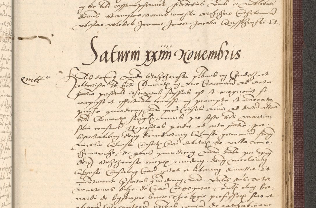 Zdjęcie nr 1001 dla obiektu archiwalnego: Acta actorum, obligacionum sententiarumque tam interlocutoriarum quam diffinitivarum coram reverendo domino Thoma Roschnowsky canonico et officiali Cracoviensi generali ad annum Domini 1534, indicione septima, pontificatus sanctissimi in Christo patris domini et domini Clementis pape septimi, anno ipsius undecimo vel alias, ut dicitur vacante sede apostolica feliciter continuantur