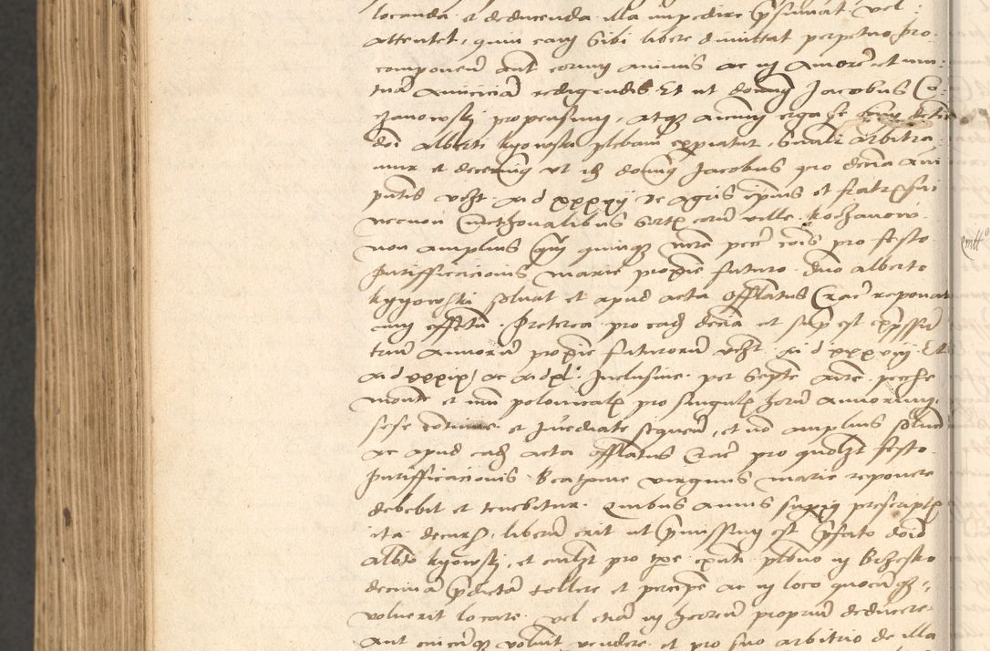 Zdjęcie nr 1000 dla obiektu archiwalnego: Acta actorum, obligacionum sententiarumque tam interlocutoriarum quam diffinitivarum coram reverendo domino Thoma Roschnowsky canonico et officiali Cracoviensi generali ad annum Domini 1534, indicione septima, pontificatus sanctissimi in Christo patris domini et domini Clementis pape septimi, anno ipsius undecimo vel alias, ut dicitur vacante sede apostolica feliciter continuantur