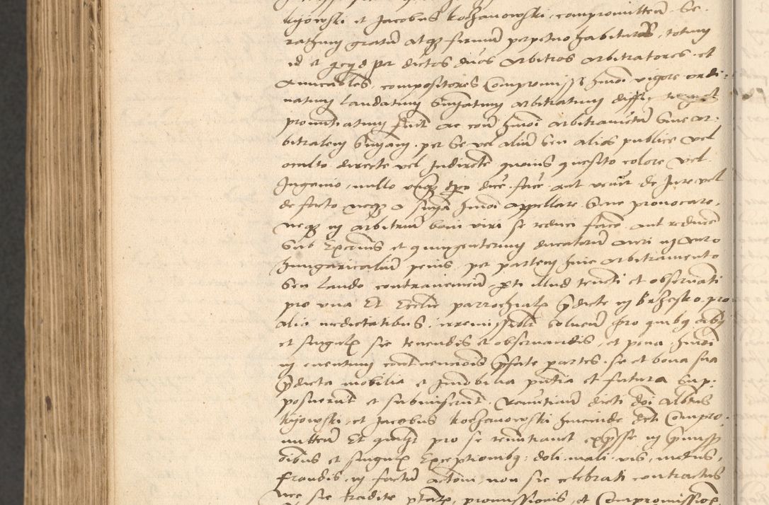 Zdjęcie nr 998 dla obiektu archiwalnego: Acta actorum, obligacionum sententiarumque tam interlocutoriarum quam diffinitivarum coram reverendo domino Thoma Roschnowsky canonico et officiali Cracoviensi generali ad annum Domini 1534, indicione septima, pontificatus sanctissimi in Christo patris domini et domini Clementis pape septimi, anno ipsius undecimo vel alias, ut dicitur vacante sede apostolica feliciter continuantur