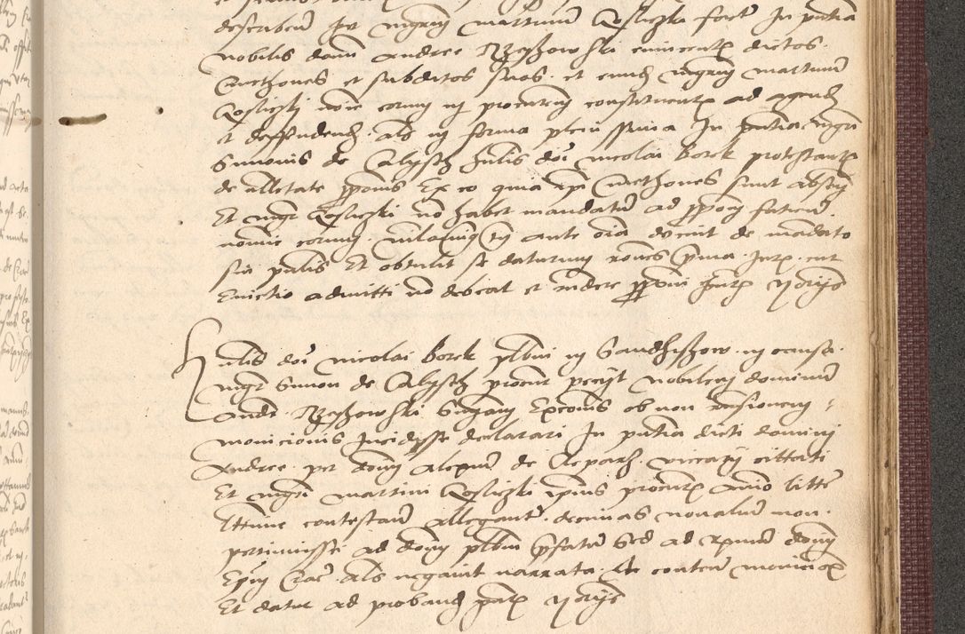 Zdjęcie nr 993 dla obiektu archiwalnego: Acta actorum, obligacionum sententiarumque tam interlocutoriarum quam diffinitivarum coram reverendo domino Thoma Roschnowsky canonico et officiali Cracoviensi generali ad annum Domini 1534, indicione septima, pontificatus sanctissimi in Christo patris domini et domini Clementis pape septimi, anno ipsius undecimo vel alias, ut dicitur vacante sede apostolica feliciter continuantur