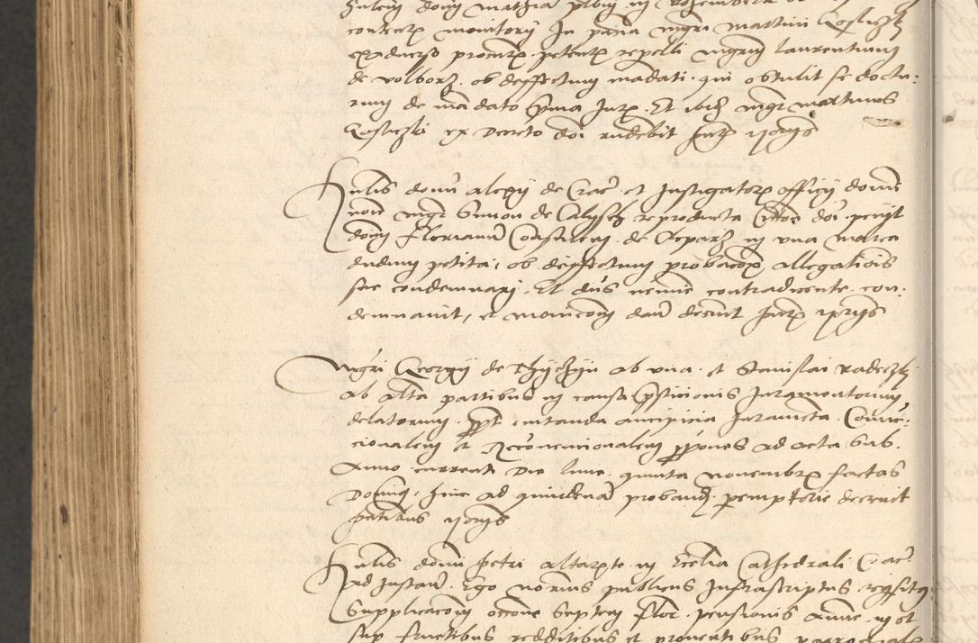 Zdjęcie nr 994 dla obiektu archiwalnego: Acta actorum, obligacionum sententiarumque tam interlocutoriarum quam diffinitivarum coram reverendo domino Thoma Roschnowsky canonico et officiali Cracoviensi generali ad annum Domini 1534, indicione septima, pontificatus sanctissimi in Christo patris domini et domini Clementis pape septimi, anno ipsius undecimo vel alias, ut dicitur vacante sede apostolica feliciter continuantur